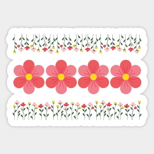 Spring Flowers Sticker